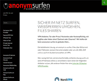 Tablet Screenshot of anonymsurfen.eu
